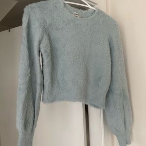 Cropped kitten sweater